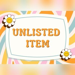 Unlisted Item For Live Show